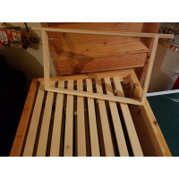 Ramen spaarkast broedkamer horizontaal bedraad